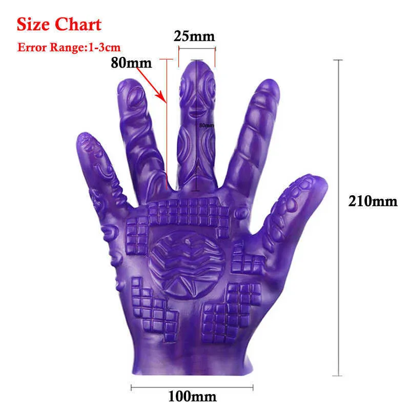 Gants PVC Magic Palm Avec Insert Pour Doigts - Pour Univers BDSM - Neuf