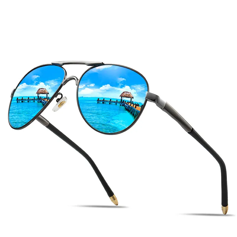 Okulary Okulary Spolaryzowane Okulary Jazdy Rowerowe Odcienie Męskie Okulary przeciwsłoneczne dla mężczyzn Retro 8503