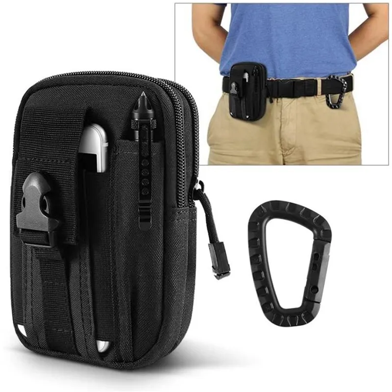 Taktisk bälte väska Militärmolle väska påse midja camping vattentät mobilficka som kör jakt utomhus liten väska till iPhone 628 Z2