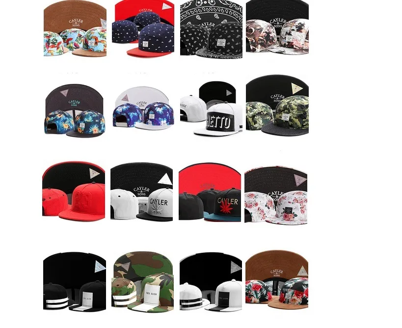 Cayler Sons Snapback 최악의 행동 Schwarz Rot Cap Drake 조정 가능한 패션 스냅백 야구 모자, 할인 핫 크리스마스 판매