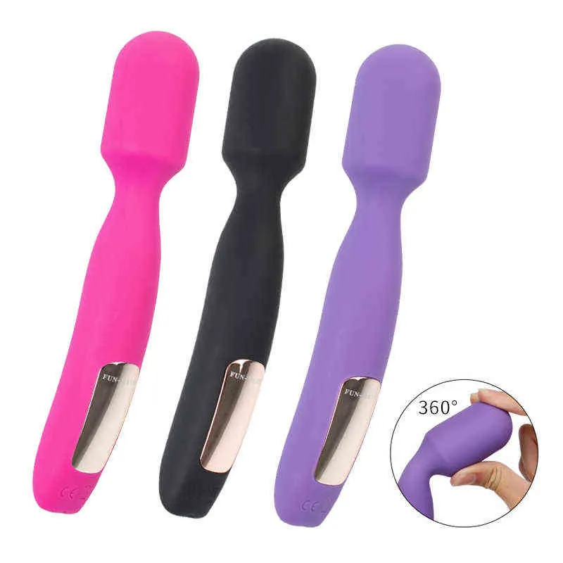 NXY Dildos Levett Hedda Av Vibratore Impermeabile 16 Stimolatore del clitoride di frequenza Ricaricabile g Spot Dildo vibrante per donna 0105