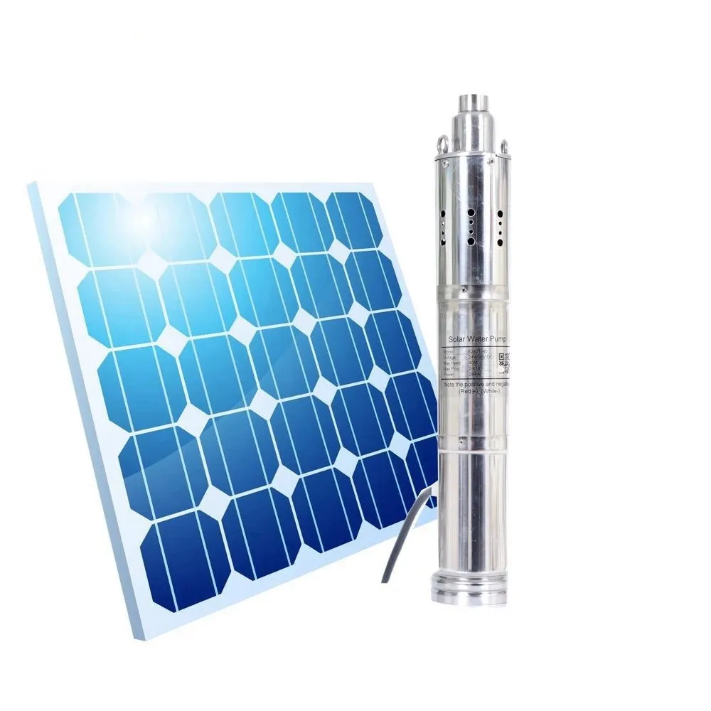 70M Deep Well Solar Water Pump - 35 Inch Lift DC Brushless Submersible ...