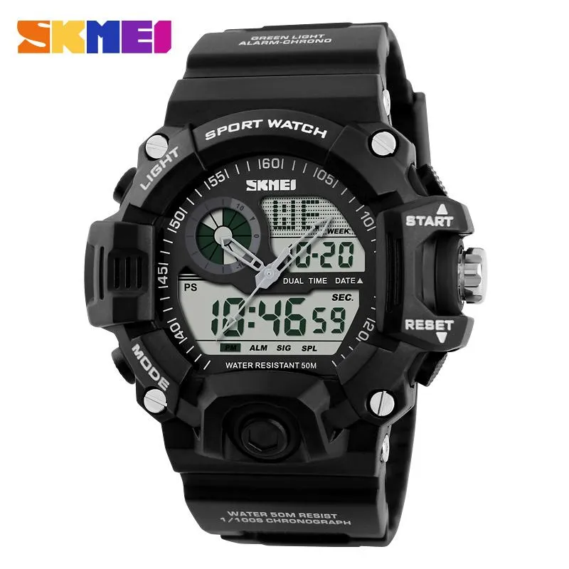 Reloj Digital Hombre Cronografo Pantalla Dual SENORS 150