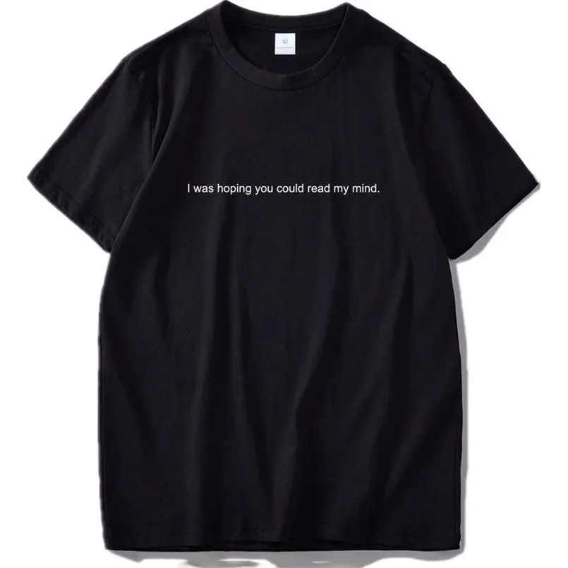 私の心を読むTシャツカップル100％コットンデザインヒップスターティーパーソナリティクールカジュアルT 210707