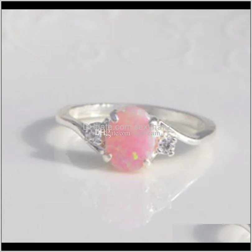 big gemstone opal ring fashion women rings solitaire wedding ring engagement rings fashion jewelry gift will and sandy drop shipping