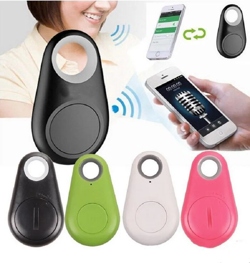 Mini GPS Tracker Bluetooth 4.0 Alarm Itag Key Finder Anti-Lost Selfie Shutter met retail Pakcage