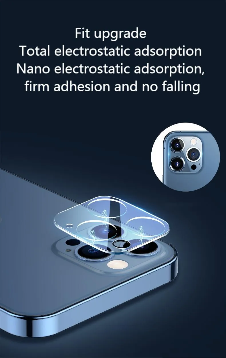 Cameras Protectors пленки закаленного стекла крышка для iPhone 13 12 Pro Max Min Camera Lens Protector с розничной упаковкой UF129