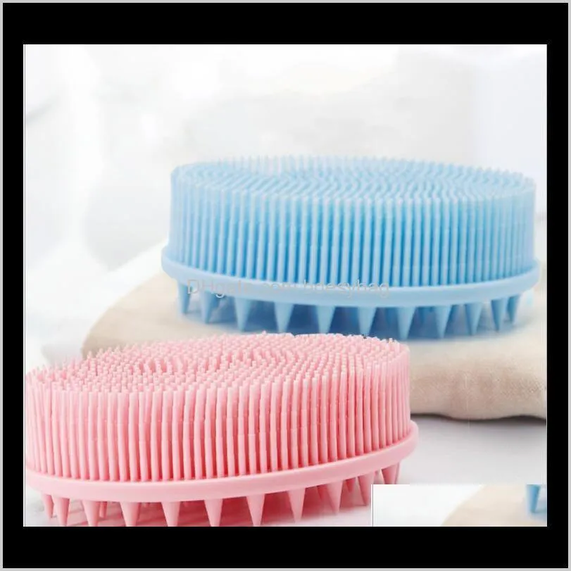 new silicone bath silicone bath brush baby massage brush shampoo brush silicone oval bath available