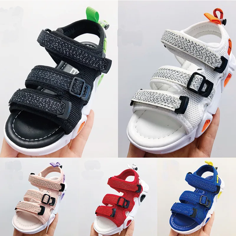 2021 color matching children boys and girls sandals non-slip toddler shoes baby soft sole