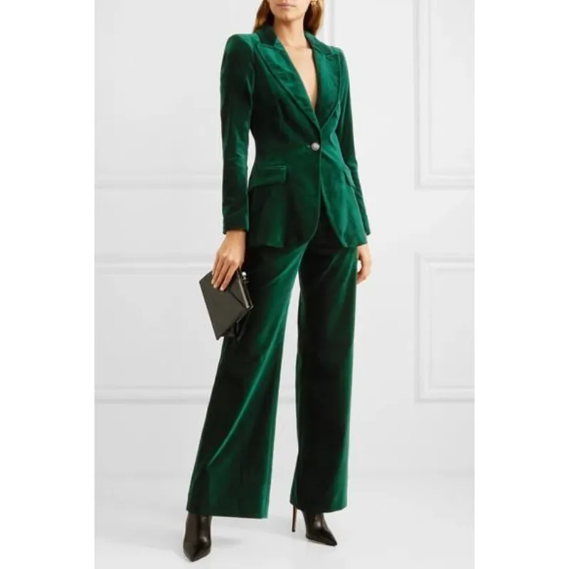 Velvet women suits cheap