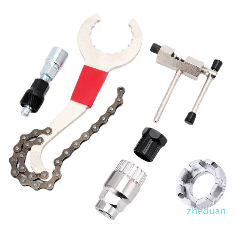Tools Bicycle Repair Center Shaft Flywheel Tail Hook Wrench Chain Opener Bike Kits Steel Cycling Accessories