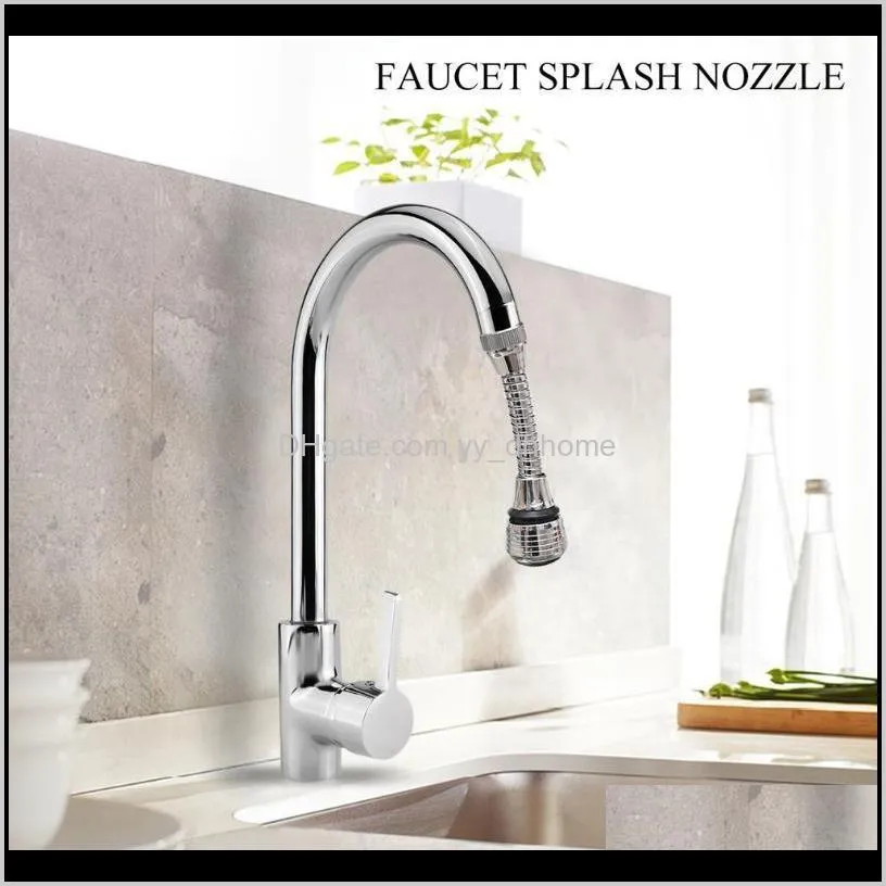 faucet splash nozzle abs plastic turbo 360 flexible faucet sprayer saving shower bath valve filter devices