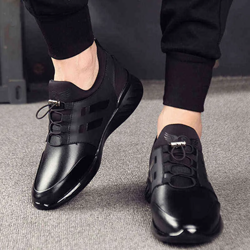 Mens leather lace hotsell up casual shoes