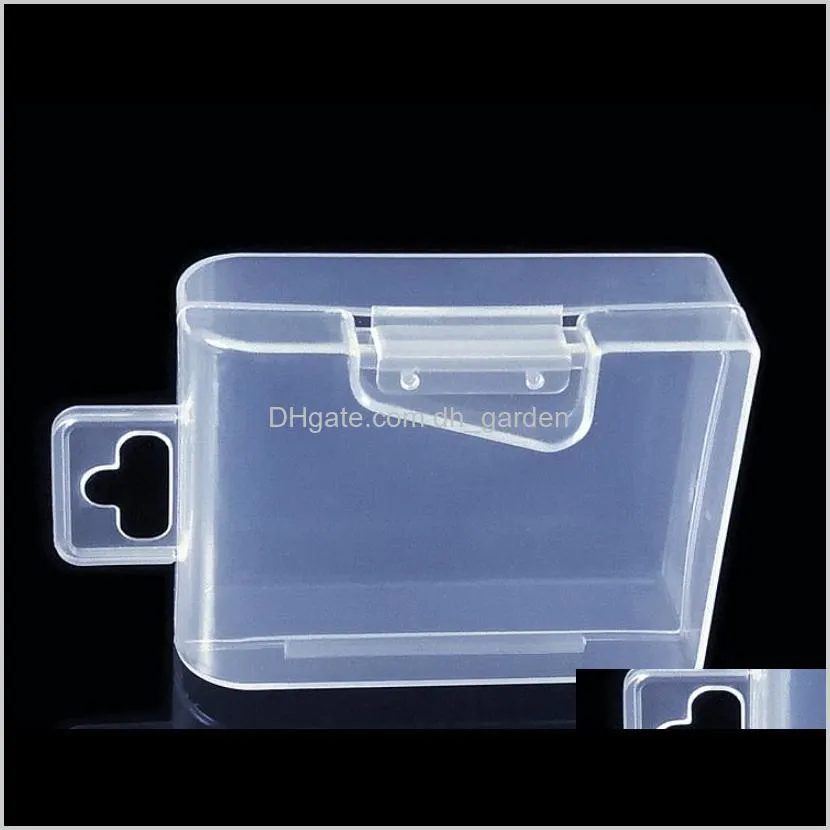 toolbox electronic plastic container box for tools case screw sewing pp boxes transparent component screw jewelry storage box sn2157