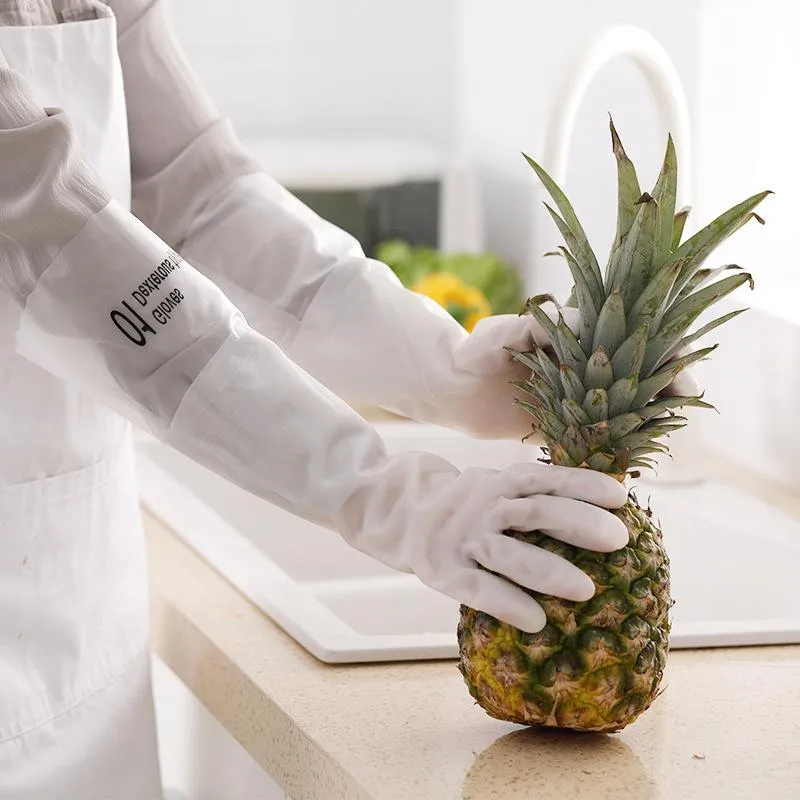 Disposable Gloves Dish Washing Rubber For Dishes Kitchen Cleaning