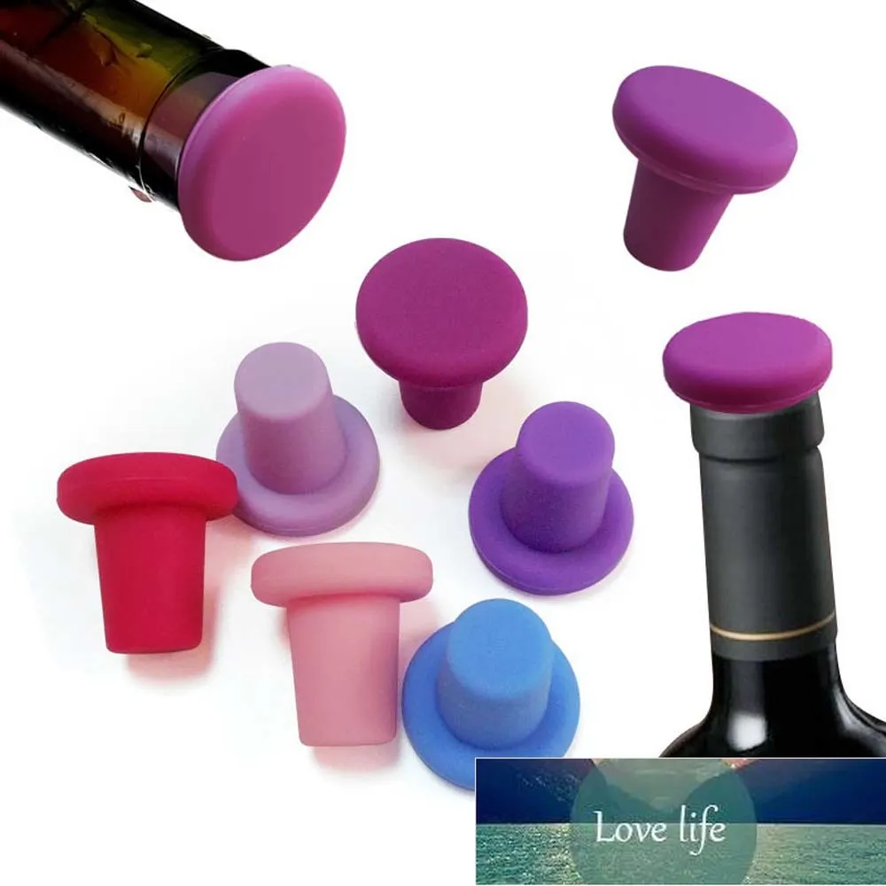 Bouchon de bouteille en Silicone au Design créatif, 2 pièces, bouchon de vin, outils de conservation de Bar familial, sûrs et sains