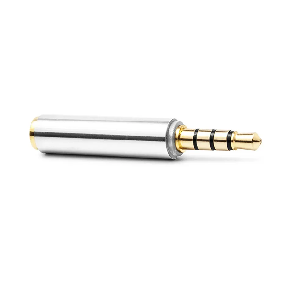 thumbnail image 2 of 3.5mm AUX Audio Connector Adapter Cable - CTIA To OMTP Converter For Earphone/Headphone 2 of 4