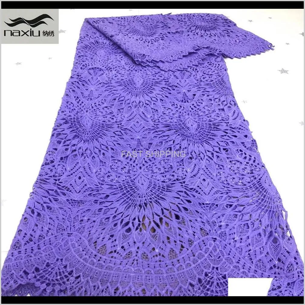 Guipure Cord Lace Fabric 2020 African