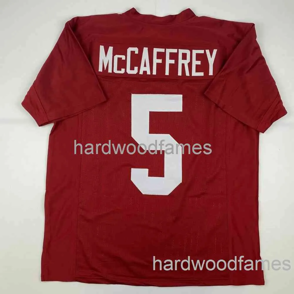 CUSTOM CHRISTIAN MCCAFFREY Stanford Red College Stitched Football Jersey ADD ANY NAME NUMBER