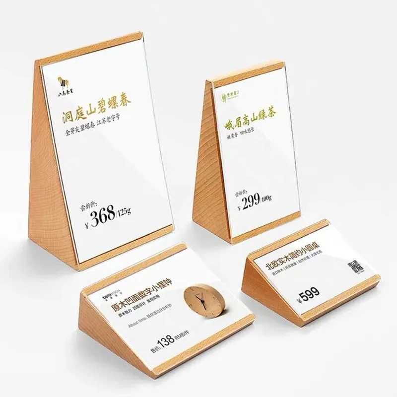 EHWINE 12 Pack Acrylic Sign Holder 4 X 6, Double Sided Gold Picture Frame Stand Up Table Top Sign Holders Clear Display Stand Menu Flyer Holder For Wedding Party P 154585382 - View #13