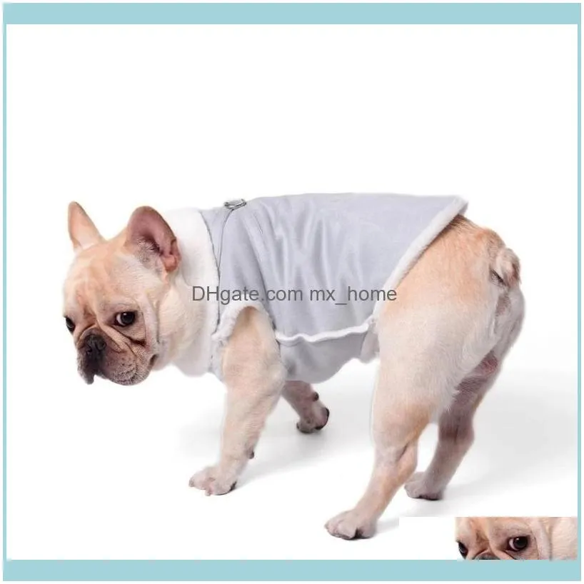 Leather Dog Coat Jacket Vest Winter Dog Clothes Pet Outfit Garment Cat Chihuahua Poodle Bichon Pug French Bulldog Clothing XS 201127