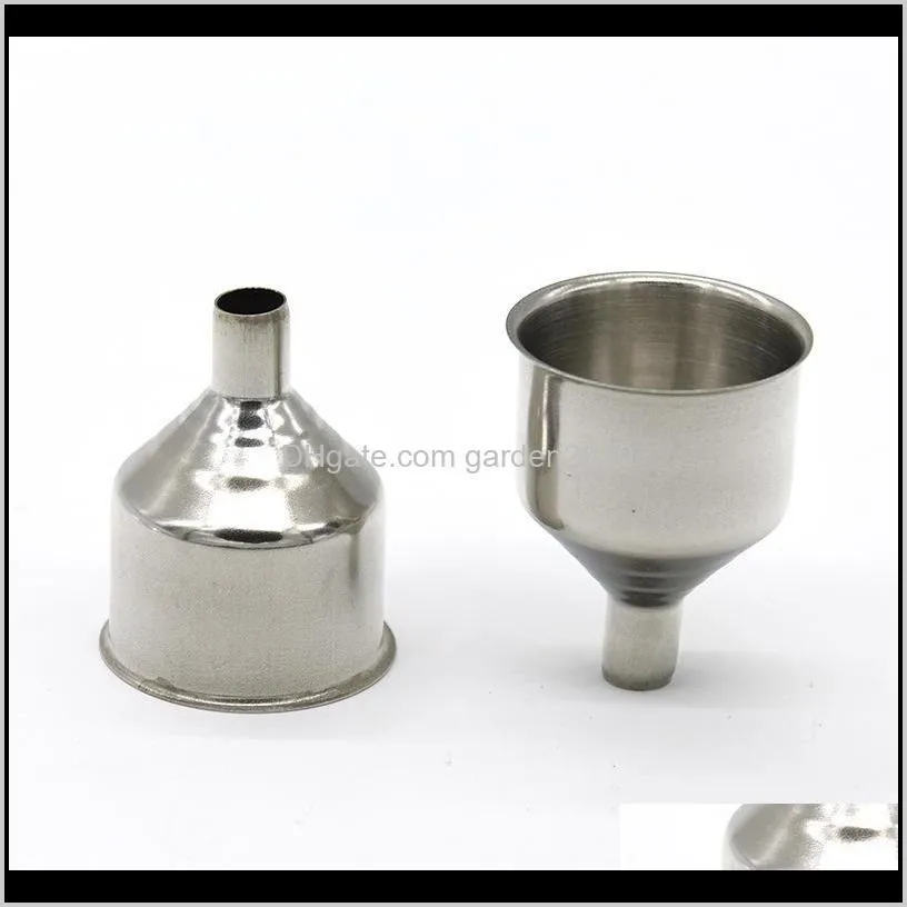 stainless steel funnel for hip flasks flask wine pot oil pot wide mouth funnel small size/big size