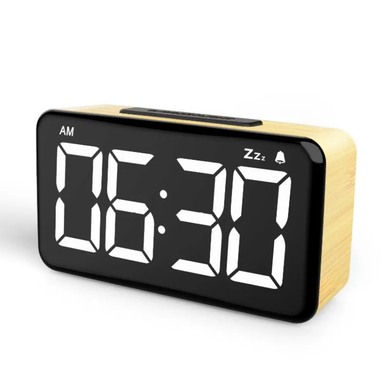 Autres horloges Accessoires Chevet Réveil Numérique Led Horloge Multifonctionnelle Smart Light Alarme Slaaptrainer Wekker Kind Night For Children A
