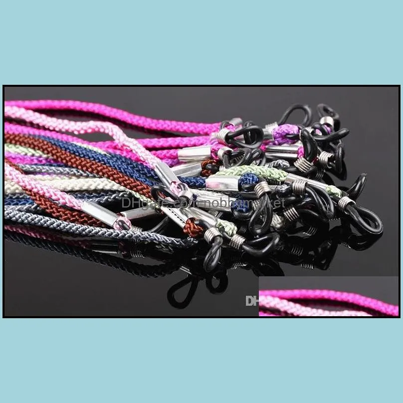 Nylon Eyeglasses Strap Chain Necklace Neck Cord String for Sunglasses Reading Glasses Multicolor Lanyard Holder