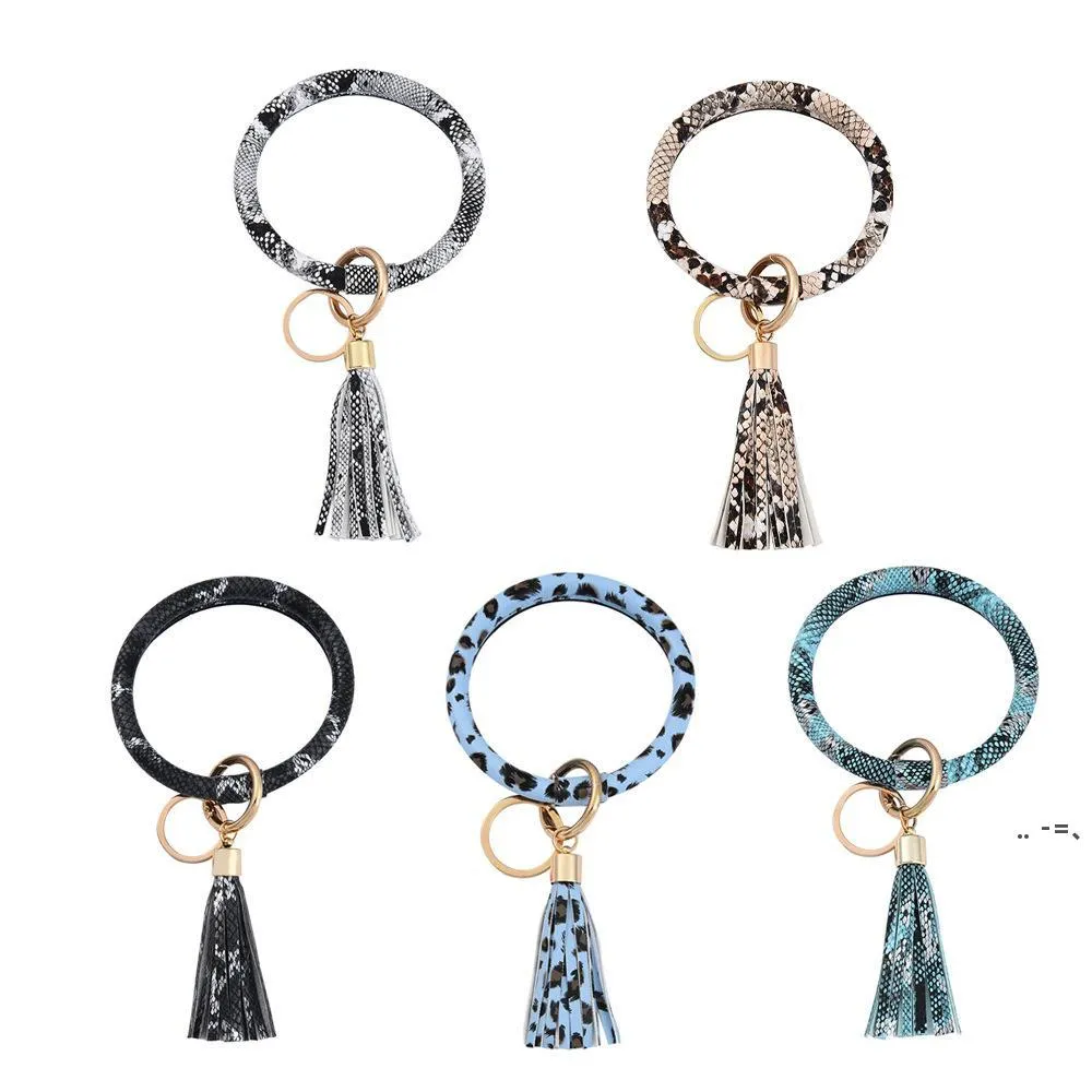Leopard key ring bracelet deals