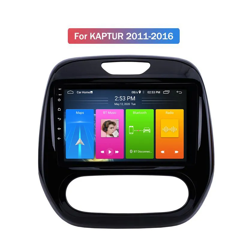 르노 Kaptur 2011-2016 GPS 멀티미디어 헤드 장치 유닛 스테레오를위한 Android 자동차 DVD 플레이어 라디오 3G 와이파이 카메라