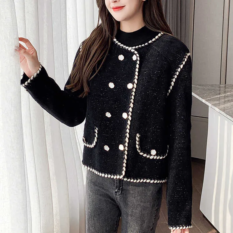 新品タグ付　louren slub tweed jacket black 51OadbJAK3L.jpg