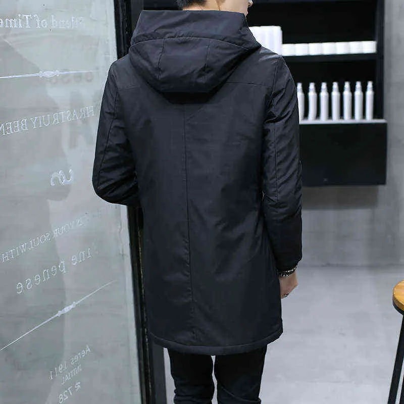 Mens Hooded Jackets Sale Winter Parka Slim Fit Cashmere Windbreaker Coat  For Youth And Lovers 211214 From Mu01, $43.17