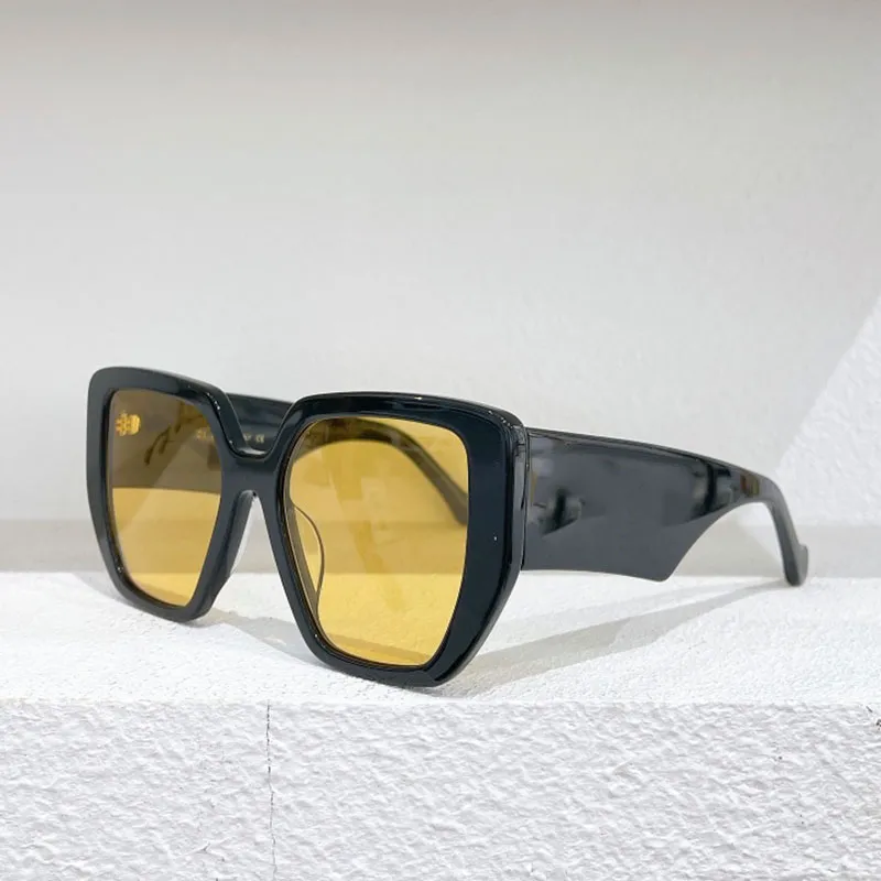 Mode Sonnenbrillen GG0956S Vollrahmen Big Mirror Beine Männer und Frauen Designer Sonnenbrasss Augenschutz Retro Briefbrille UV -Schutz Geschenk