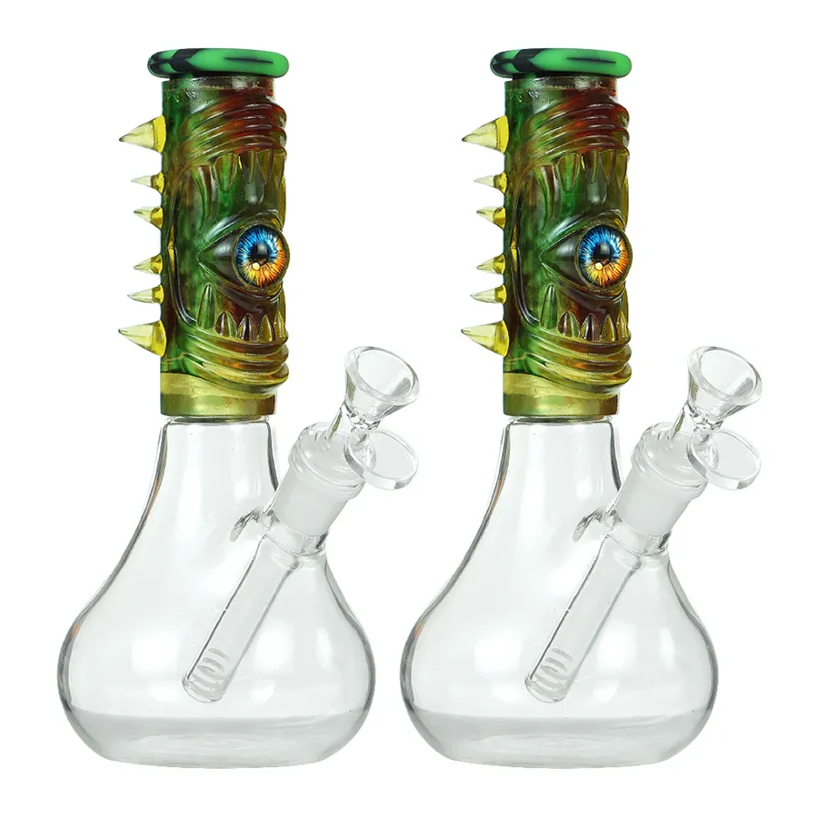 Cam Bong Oil Teçhizat Nargile Su Bongs Boru Dab Rigs Pyrex Beher Nargile