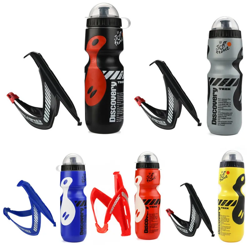 Mountain Bike 650ml Garrafas de água com gaiola Drink Drink Bottle Holder MTB Acessórios de bicicleta MTB