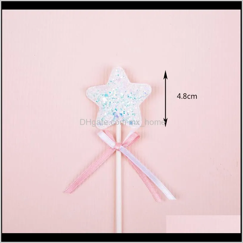 five-pointed star party cake topper flag cake decor supplies