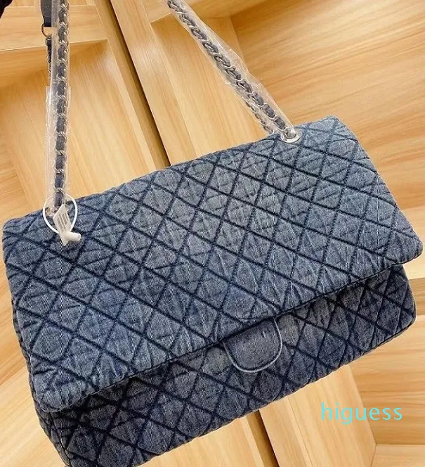 Designer- Fashion Ladies Handbags Women Shoulder denim high-capacity fashion shopping bag Colors but classic266a