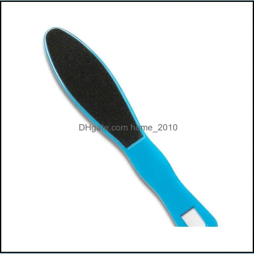 Double Sided Sandpaper Foot File Plastic Feet Exfoliator Scrubber Wholesale