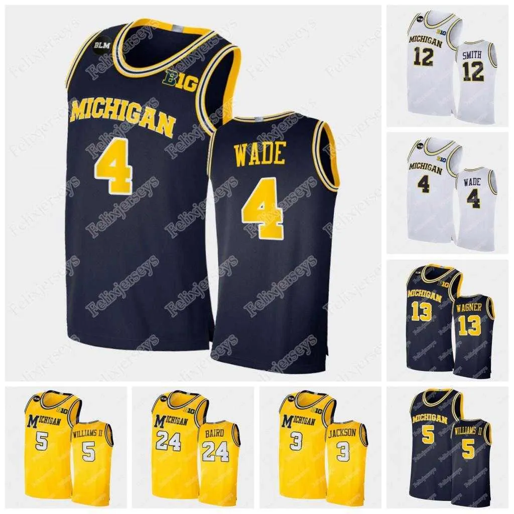 Michigan Wolverines 4 Wade 13 Moritz Wagner 3 Zeb Jackson 5 Terrance Williams II 2 Poole 14 Rico Ozuna-Harrison NCAA College Basketball