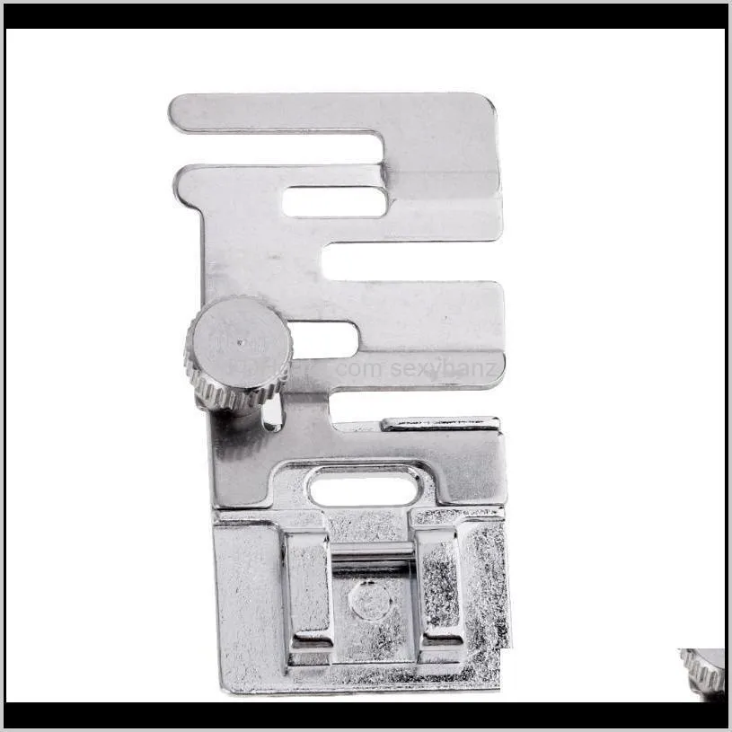 new hot 1 piece stainless steel sewing presser foot domestic sewing machine elastic presser foot machine part accessories1