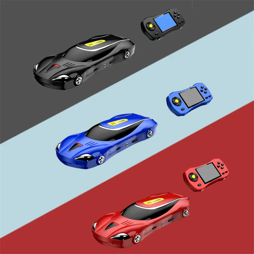 Roadster – Mini Console de jeux rétro portable, modèle de voiture de sport, joueurs de jeu F1 portables, cadeau pour enfants