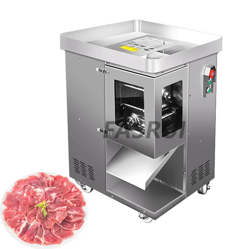 Stainless Steel Slicer Machine Wire Cutter Fully Automatic Meatting Grinder Sliced Meats Dicing Maker