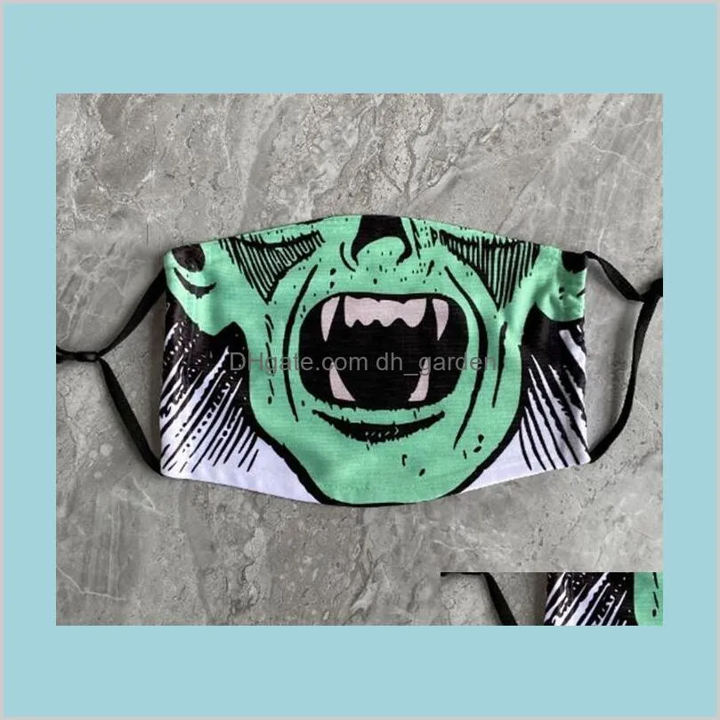 hot Halloween Mask Reusable 3D Painting