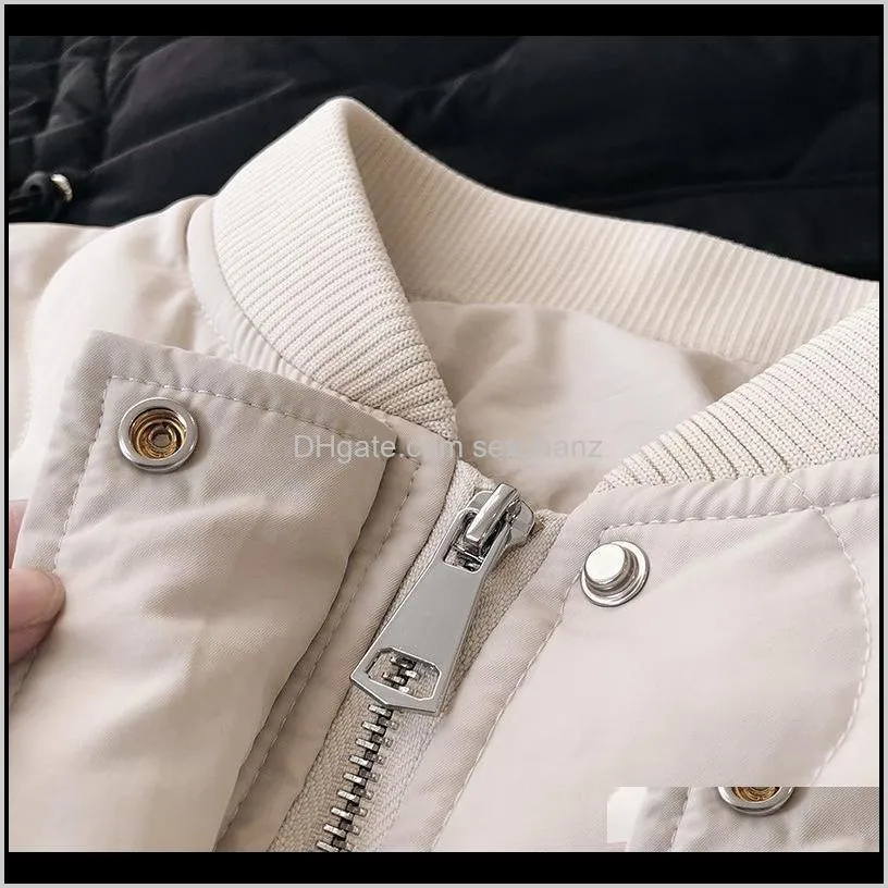 standing collar drawstring white duck down jacket women`s waist long loose baseball uniform winter coat y6