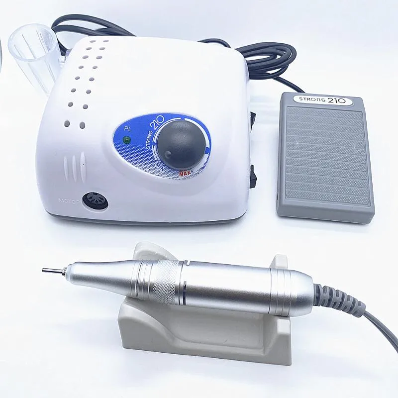 Nagelbooraccessoires 35000RPM Aankomst Sterke 210 Elektrische 65W Freesmachine voor Manicure Pedicure-apparaten