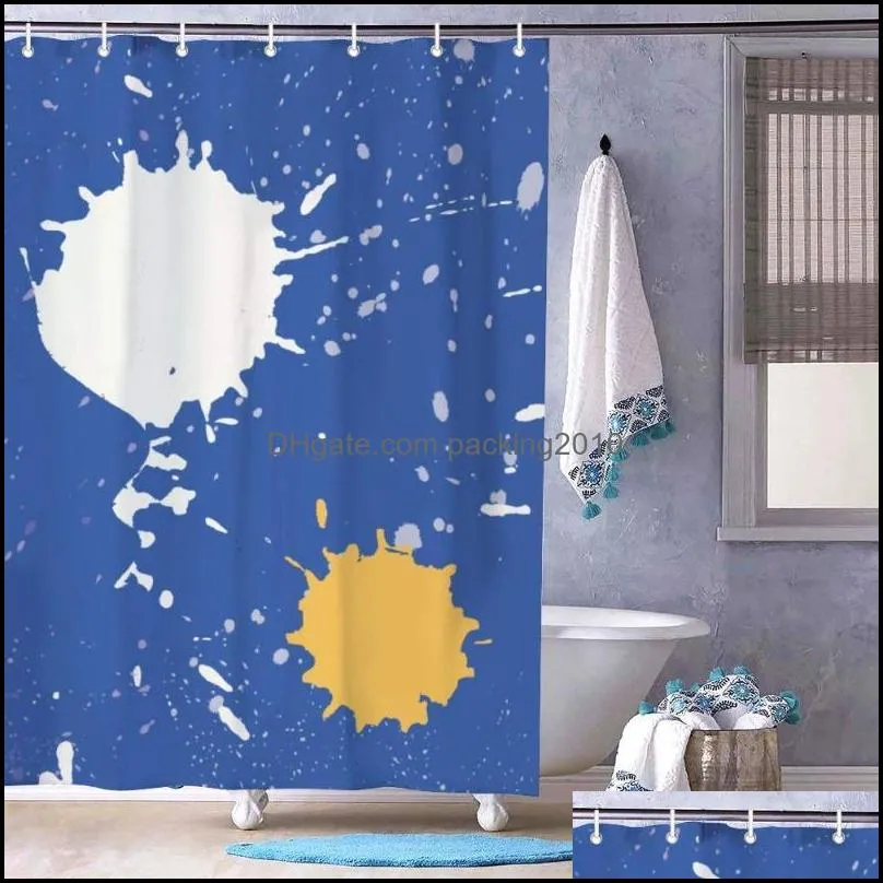 Atmosphere Blue Cloud Daytime Sky Space Bath Curtain Bathroom Decor Shower Housewarming Gift 72x72 Inches Curtains