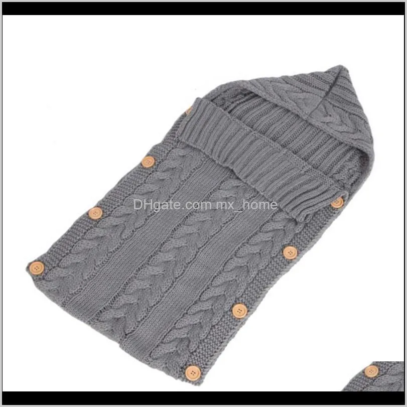 72cm x 35cm newborn baby sleeping bag knitted sleeping bags baby swaddle baby bedding sleepsacks warm envelope for newborns 201104