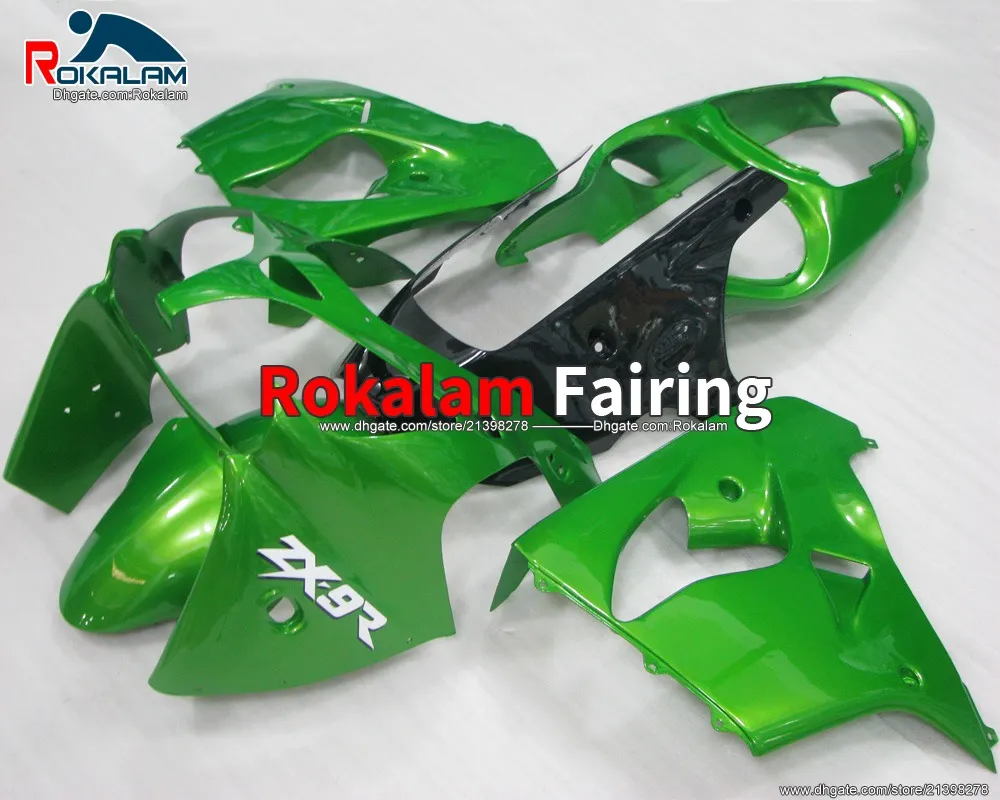 Kit carene aftermarket per Kawasaki Ninja ZX9R 00 01 ZX-9R 2000 2001 Parti carenatura carrozzeria ZX 9R Carenature moto (stampaggio ad iniezione)