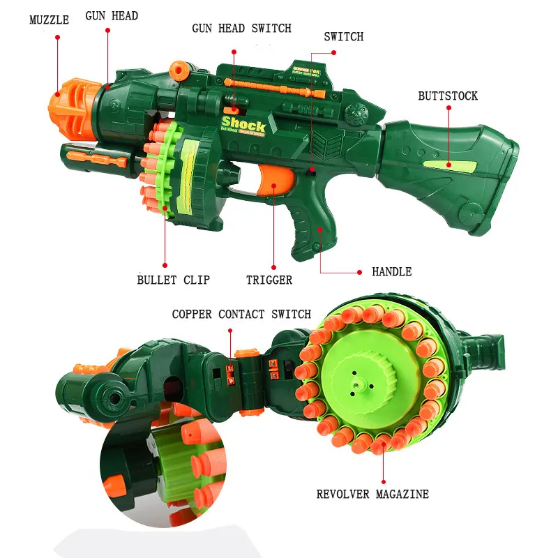 2022 Nova arma de brinquedo de bala macia pode disparar modelo de pistola  de brinquedo