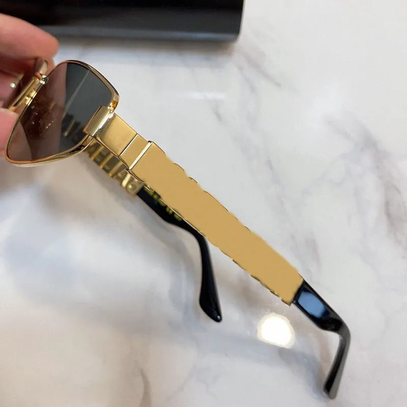 lady　0107 ♡ Luxury Designer Cat Eye Rimless Sunglasses Mens For Women